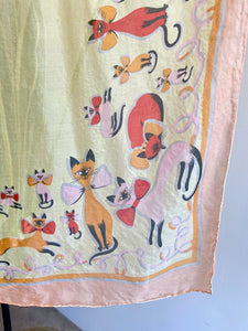 60s Siamese Cat Scarf