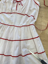 50s Red & White Polka Dot House Dress