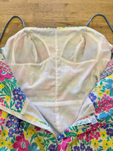 80s Pastel Floral Playsuit