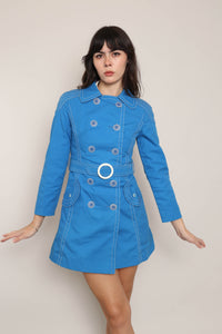 60s Blue Mod Jacket