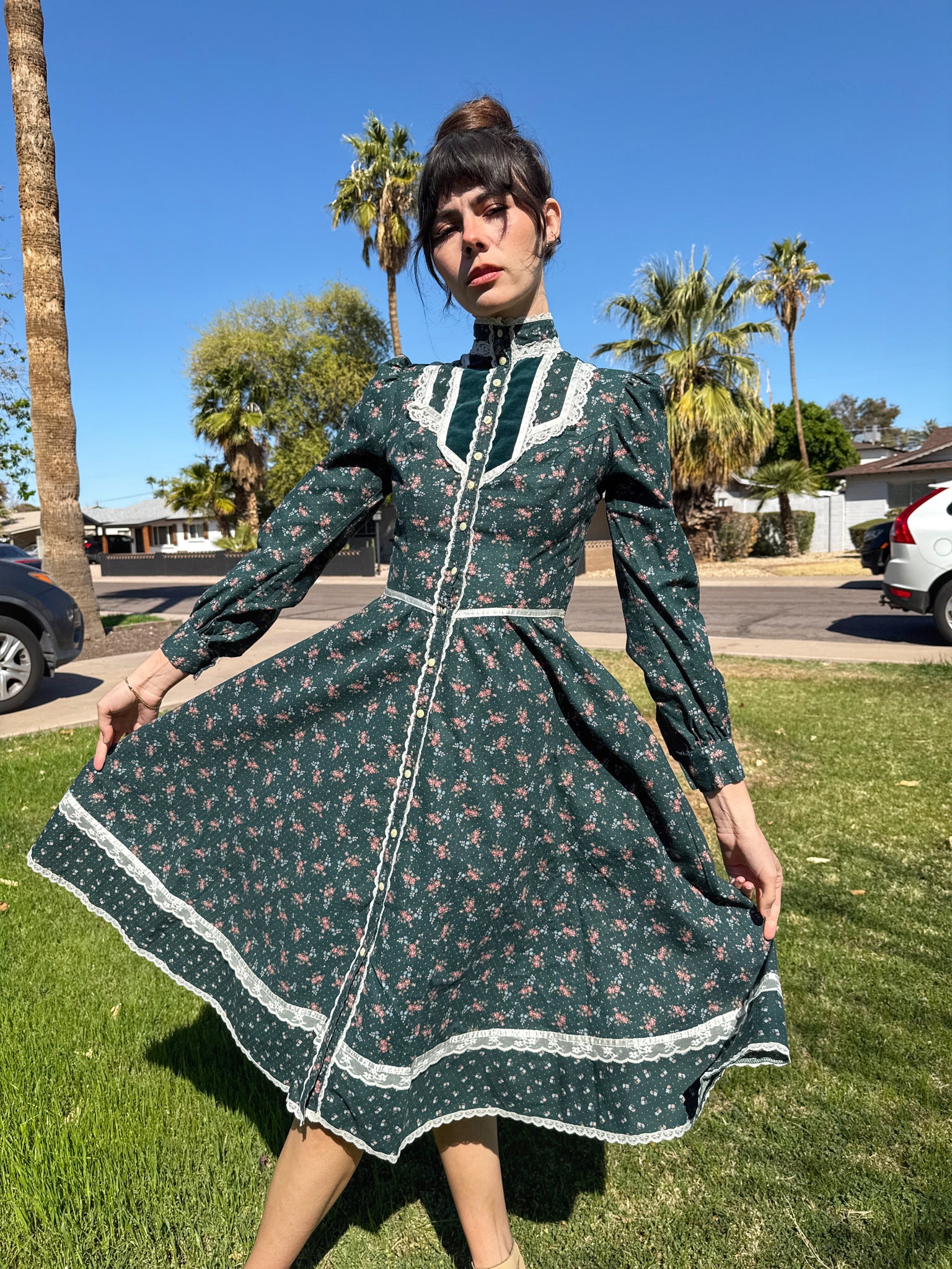 70s Gunne Sax Midi Dress Luxie Vintage 70s Gunne Sax Midi Dress Luxie Vintage