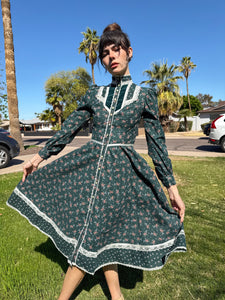 70s Gunne Sax Midi Dress