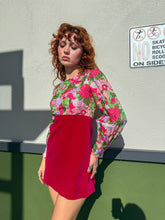 60s Textured Velvet Mini Dress