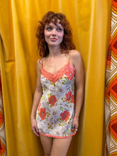 90s Pastel Floral Slip Dress