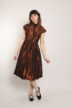 50s Copper Party Dress