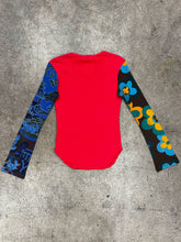 Y2K Custo Barcelona Floral Pagoda Bell Sleeve Shirt