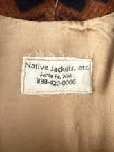 90s Brown Southwestern Wool Coat