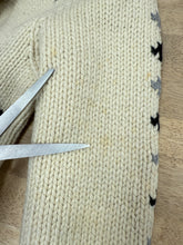60s Horse Print Cowichan Sweater