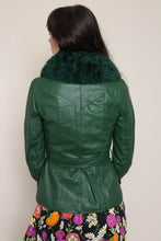 70s Green Leather Jacket