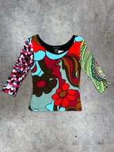 Y2K Custo Barcelona Art Nouveau Face Print Shirt