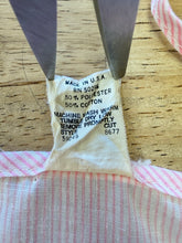 80s Pink Striped Prairie Dress