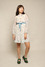 70s Floral Prairie Mini Dress