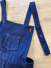 70s Denim Contrast Stitch Jumper Dress
