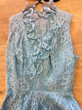60s Lace Romper & Chiffon Skirt Set