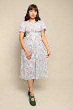 70s Goddess & Butterfly Print Dress
