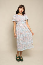 70s Goddess & Butterfly Print Dress