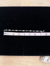 40s 12K White Gold Filled Pearl Bracelet