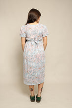 70s Goddess & Butterfly Print Dress