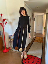 70s Knit Abstract Dress