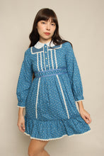 70s Calico Prairie Mini Dress