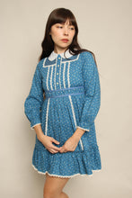 70s Calico Prairie Mini Dress