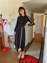 70s Knit Abstract Dress