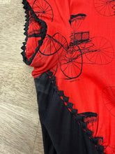 50s Bicycle Print Pinafore Dress