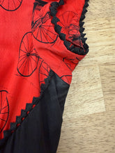 50s Bicycle Print Pinafore Dress