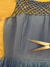 50s Lattice Chiffon Dress