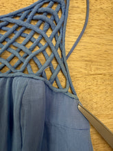 50s Lattice Chiffon Dress