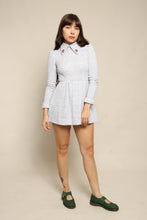 70s Droop Collar Micro Mini Dress