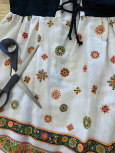 70s Dirndl Mini Dress