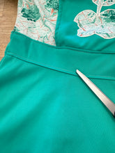 70s Apple Pinafore Dress