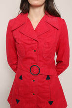 70s Red Western Jacket