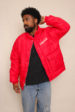 80s Coca Cola Puffer Jacket