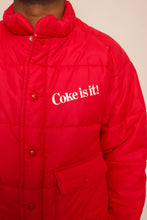 80s Coca Cola Puffer Jacket