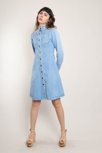 70s Landlubber Denim Dress