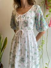 70s Floral Prairie Dress