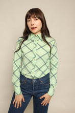 70s Green Plaid Shirt