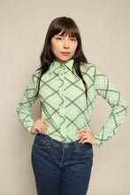 70s Green Plaid Shirt