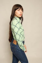 70s Green Plaid Shirt