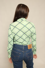 70s Green Plaid Shirt