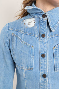 70s Landlubber Denim Dress