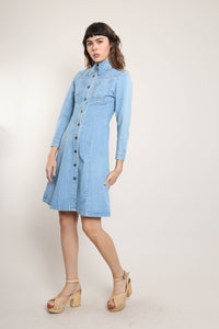 70s Landlubber Denim Dress