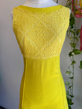 60s Yellow Lace Dress