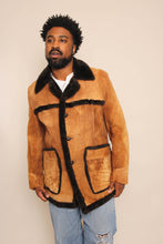 70s Suede Shearling Rancher Jacket