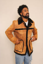 70s Suede Shearling Rancher Jacket