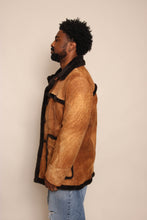 70s Suede Shearling Rancher Jacket