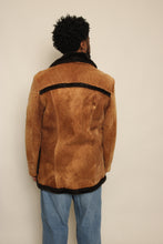 70s Suede Shearling Rancher Jacket
