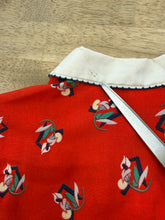 70s Peter Pan Collar Abstract Shirt